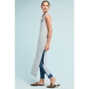 Anthropologie t.la cowl neck sleeveless tunic maxi